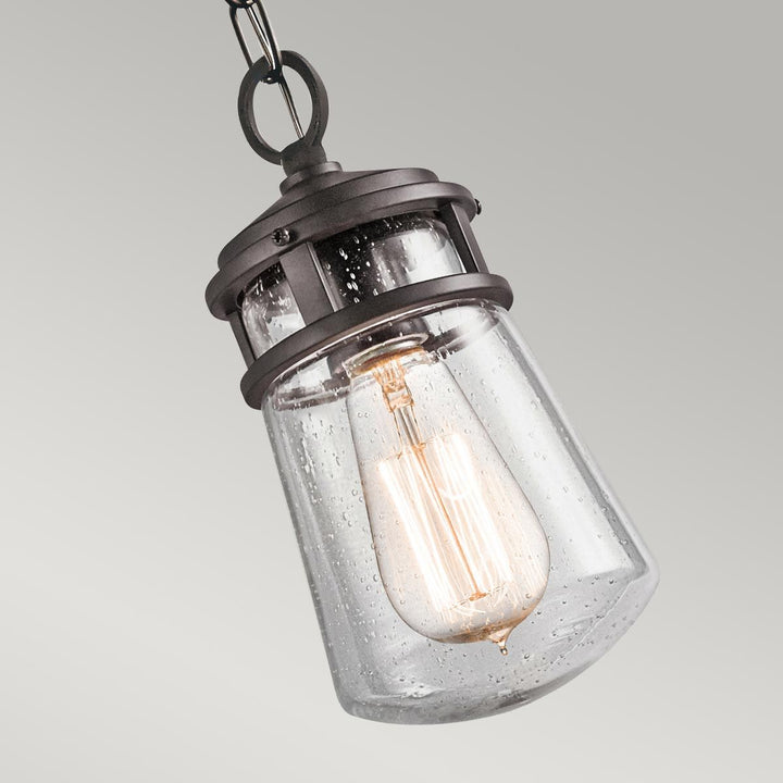 Norlys Lyndon 1 Light Small Chain Lantern KL-LYNDON8-S-AZ Architectural Bronze