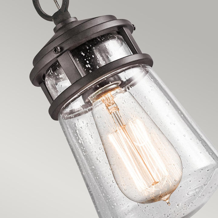 Norlys Lyndon 1 Light Small Chain Lantern KL-LYNDON8-S-AZ Architectural Bronze