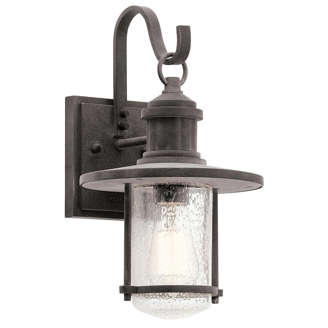 Norlys Riverwood Medium Wall Lantern KL-RIVERWOOD2-M Weathered Zinc