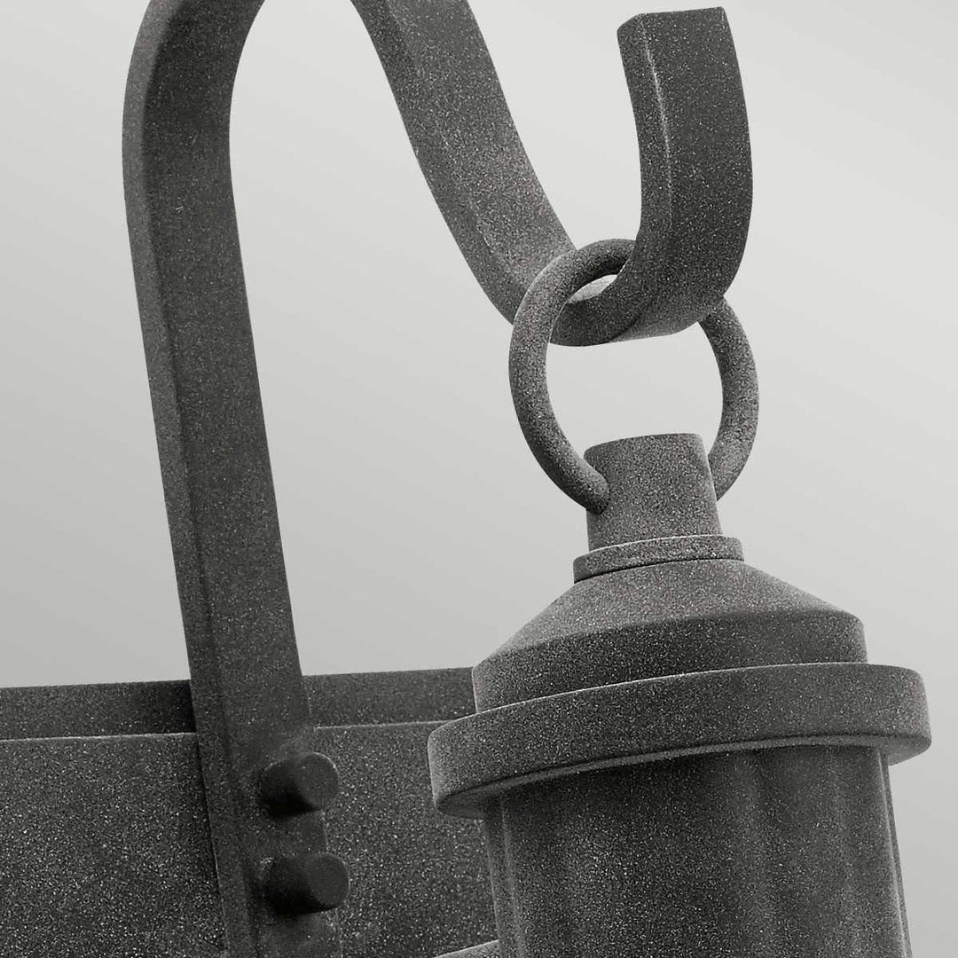 Norlys Riverwood Medium Wall Lantern KL-RIVERWOOD2-M Weathered Zinc