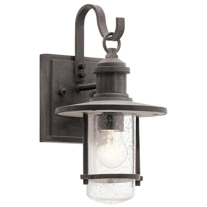 Norlys Riverwood Small Wall Lantern KL-RIVERWOOD2-S Weathered Zinc