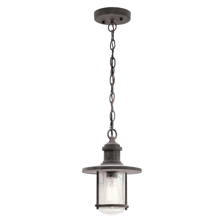 Norlys Riverwood 8" Chain Lantern KL-RIVERWOOD8-M Weathered Zinc