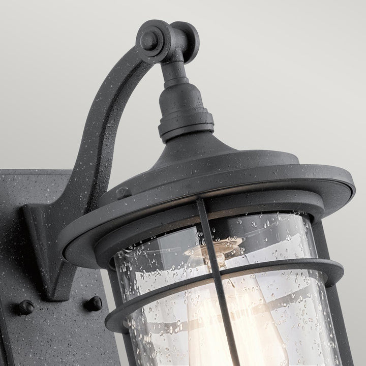 Norlys Royal Marine 1 Light Small Wall Lantern KL-ROYAL-MARINE2-S Distressed Black