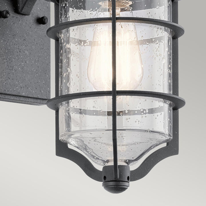 Norlys Royal Marine 1 Light Small Wall Lantern KL-ROYAL-MARINE2-S Distressed Black