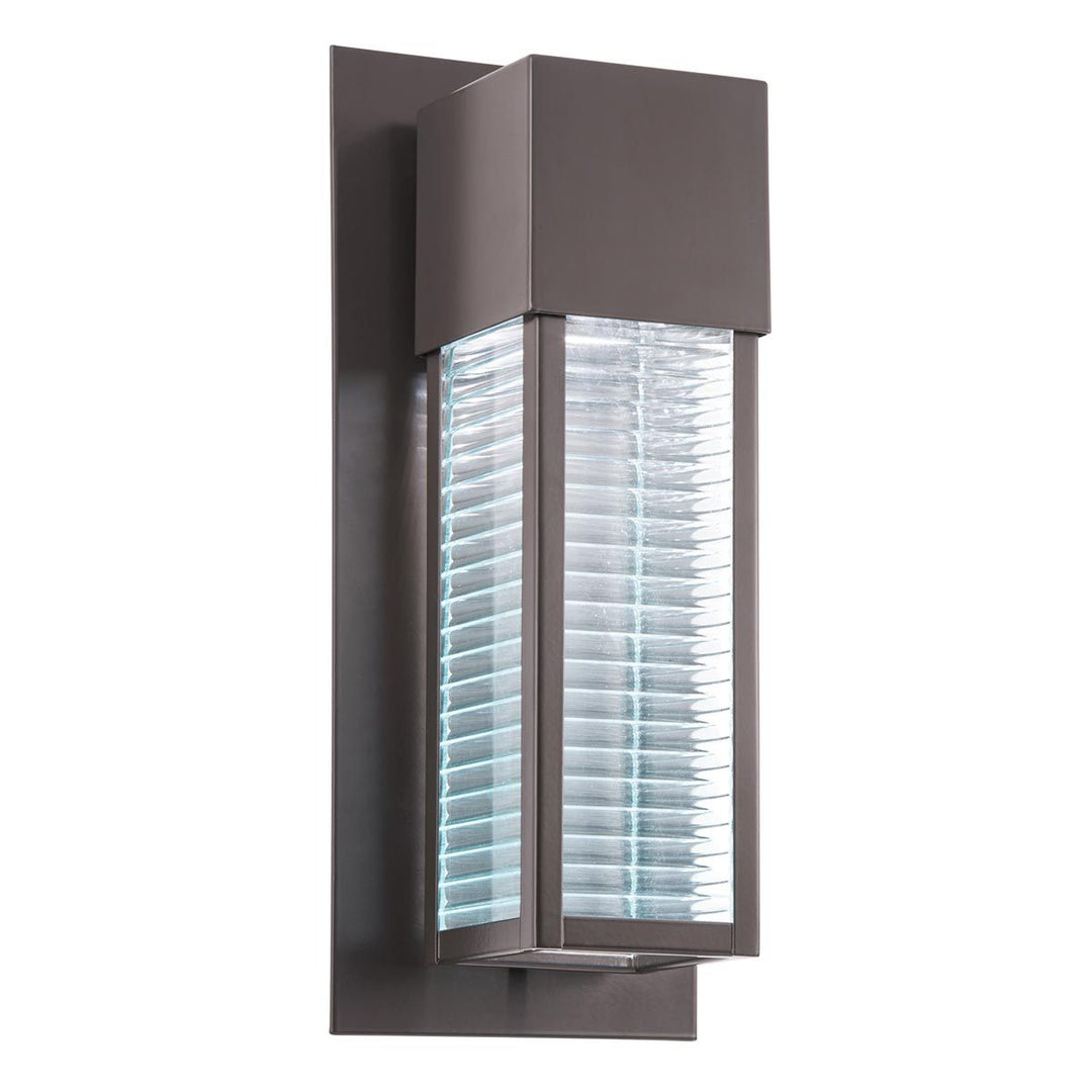 Norlys Sorel 1 Light Outdoor Wall Lantern KL-SOREL2-M-LED Architectural Bronze 