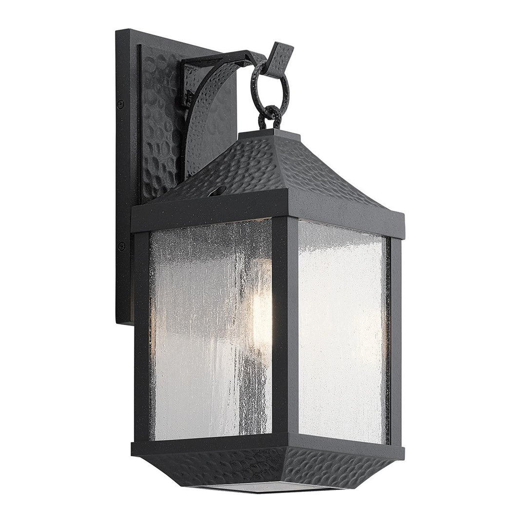 Norlys Springfield 1 Light Medium Wall Lantern KL-SPRINGFIELD-M Distressed Black