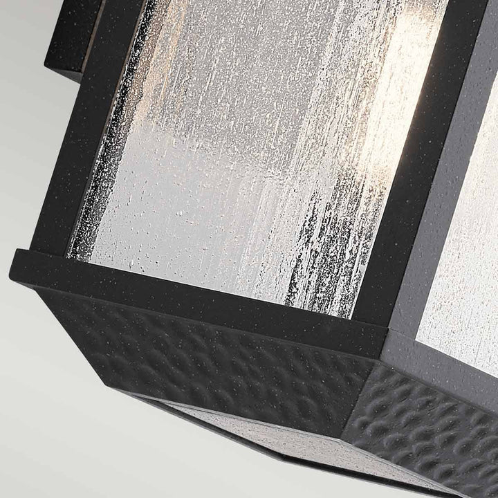 Norlys Springfield 1 Light Small Wall Lantern KL-SPRINGFIELD-S Distressed Black