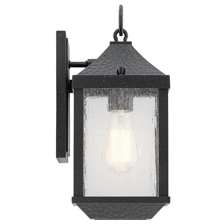Norlys Springfield 1 Light Small Wall Lantern KL-SPRINGFIELD-S Distressed Black