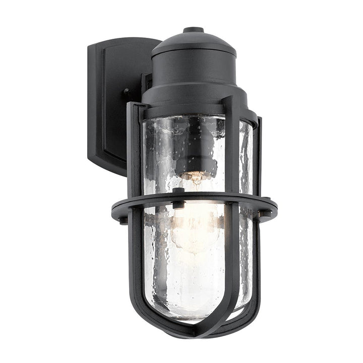 Norlys Suri 1 Light Wall Lantern KL-SURI-M Textured Black