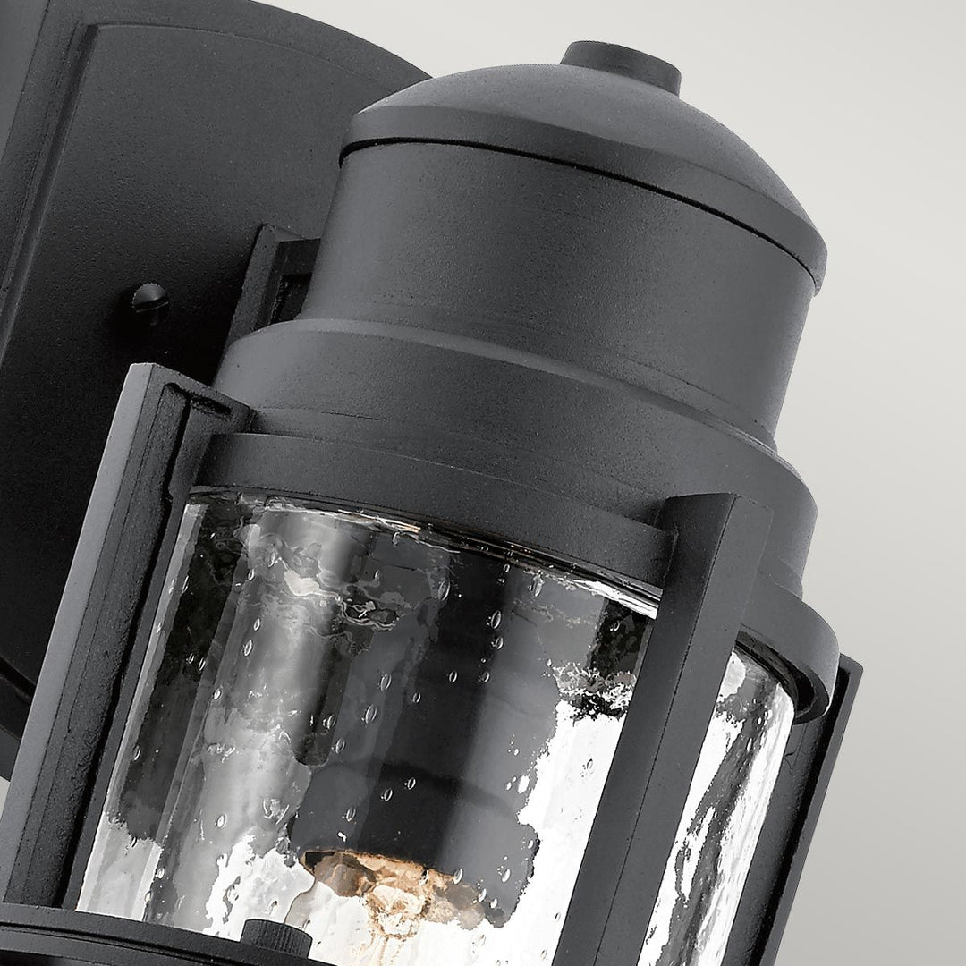 Norlys Suri 1 Light Wall Lantern KL-SURI-M Textured Black