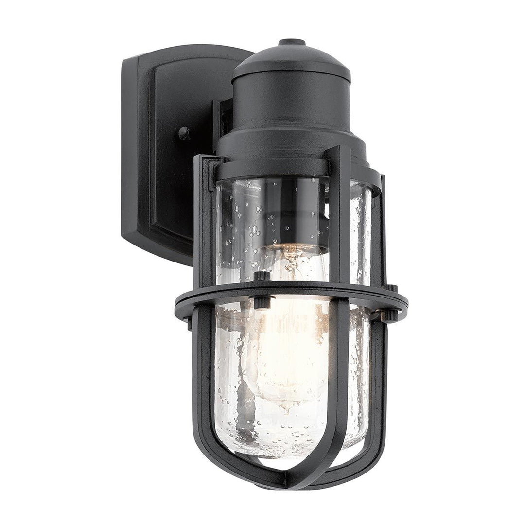Norlys Suri 1 Light Wall Lantern KL-SURI-S Textured Black