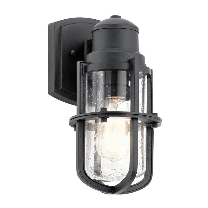 Norlys Suri 1 Light Wall Lantern KL-SURI-S Textured Black