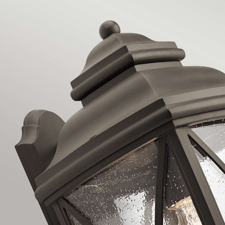 Norlys Tangier 1 Light Large Wall Lantern KL-TANGIER2-L Olde Bronze