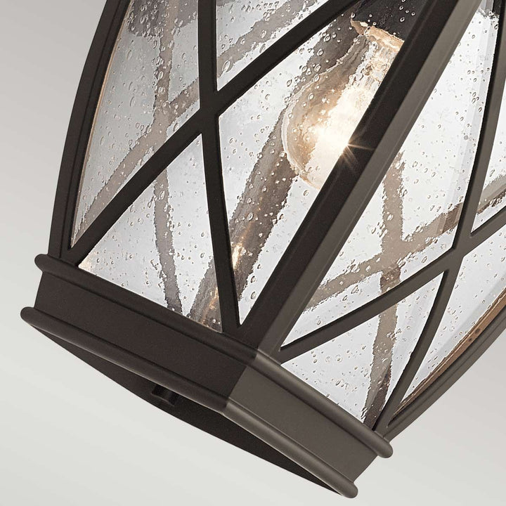 Norlys Tangier 1 Light Large Wall Lantern KL-TANGIER2-L Olde Bronze