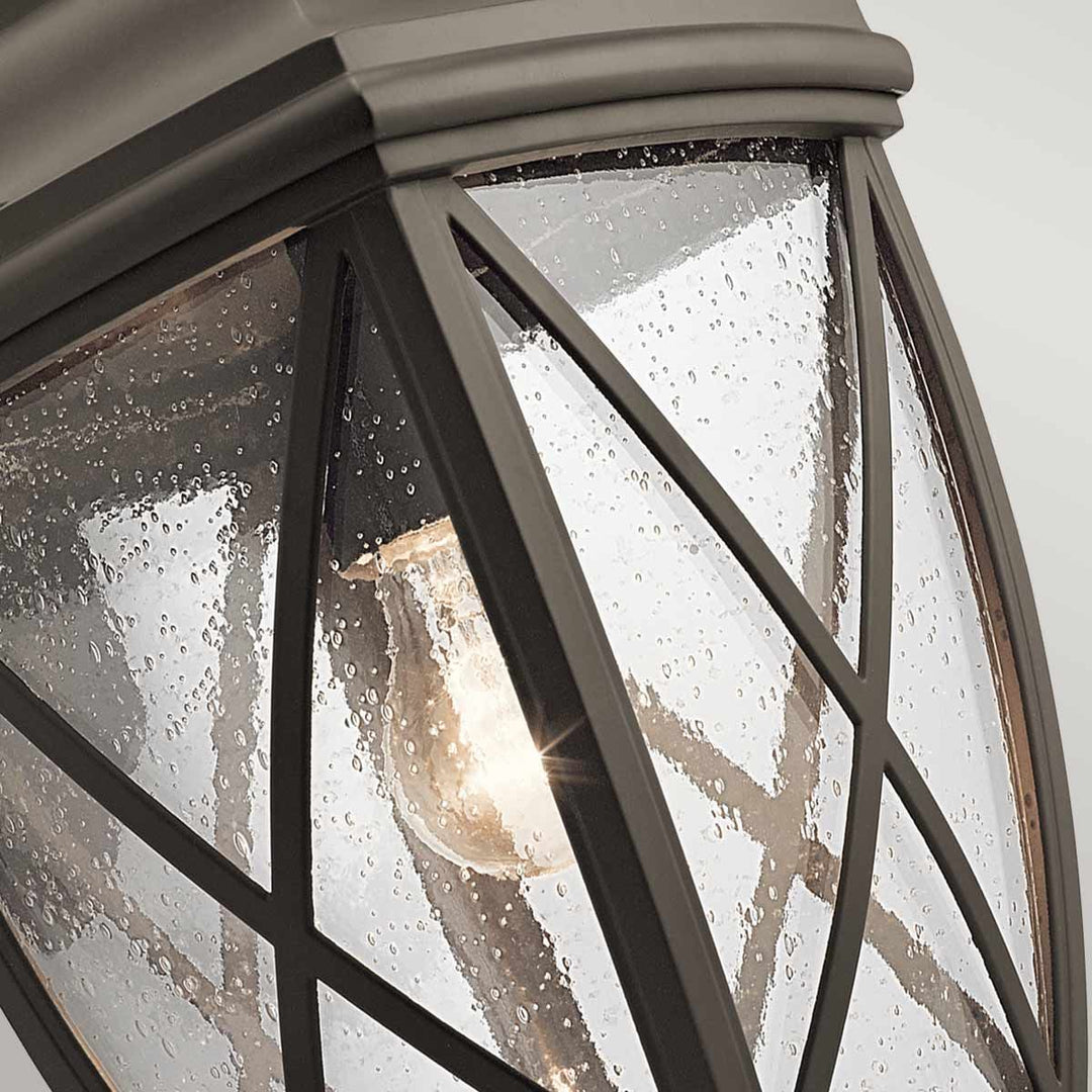 Norlys Tangier 1 Light Large Wall Lantern KL-TANGIER2-L Olde Bronze