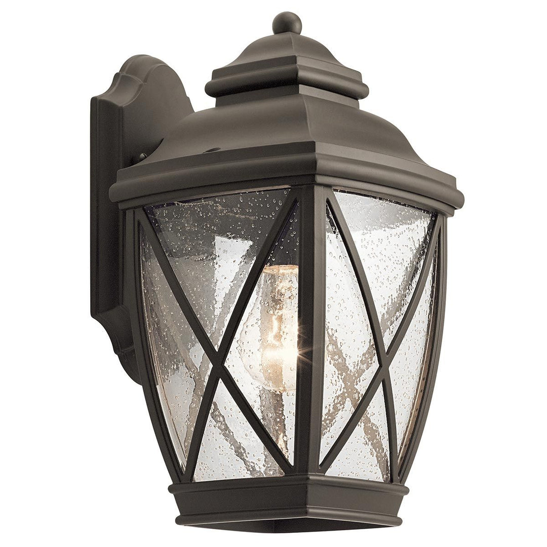 Norlys Tangier 1 Light Medium Wall Lantern KL-TANGIER2-M Olde Bronze