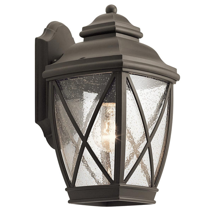 Norlys Tangier 1 Light Medium Wall Lantern KL-TANGIER2-M Olde Bronze