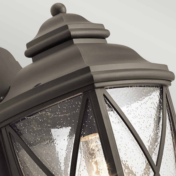 Norlys Tangier 1 Light Medium Wall Lantern KL-TANGIER2-M Olde Bronze