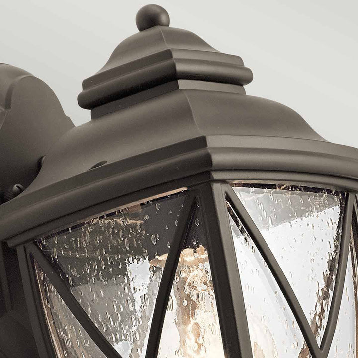 Norlys Tangier 1 Light Small Wall Lantern KL-TANGIER2-S Olde Bronze
