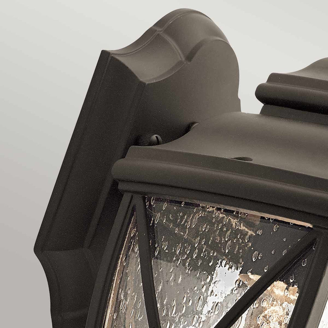 Norlys Tangier 1 Light Small Wall Lantern KL-TANGIER2-S Olde Bronze
