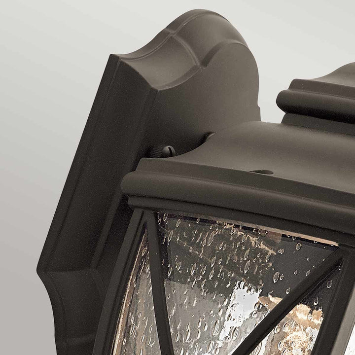Norlys Tangier 1 Light Small Wall Lantern KL-TANGIER2-S Olde Bronze