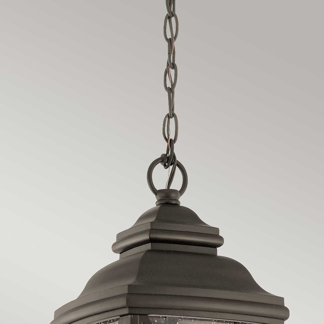 Norlys Tangier 1 Light Medium 7.5" Chain Lantern KL-TANGIER8-M Olde Bronze