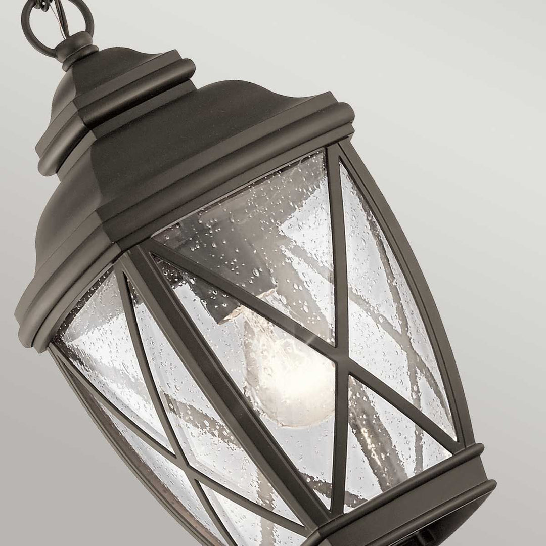 Norlys Tangier 1 Light Medium 7.5" Chain Lantern KL-TANGIER8-M Olde Bronze