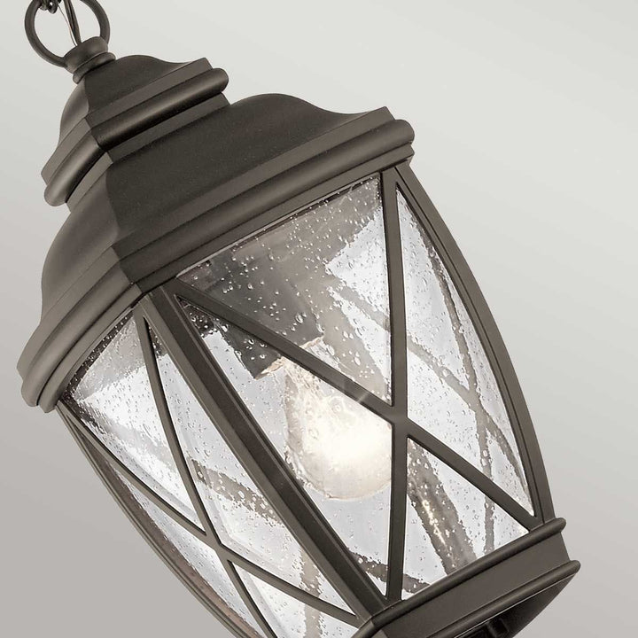 Norlys Tangier 1 Light Medium 7.5" Chain Lantern KL-TANGIER8-M Olde Bronze