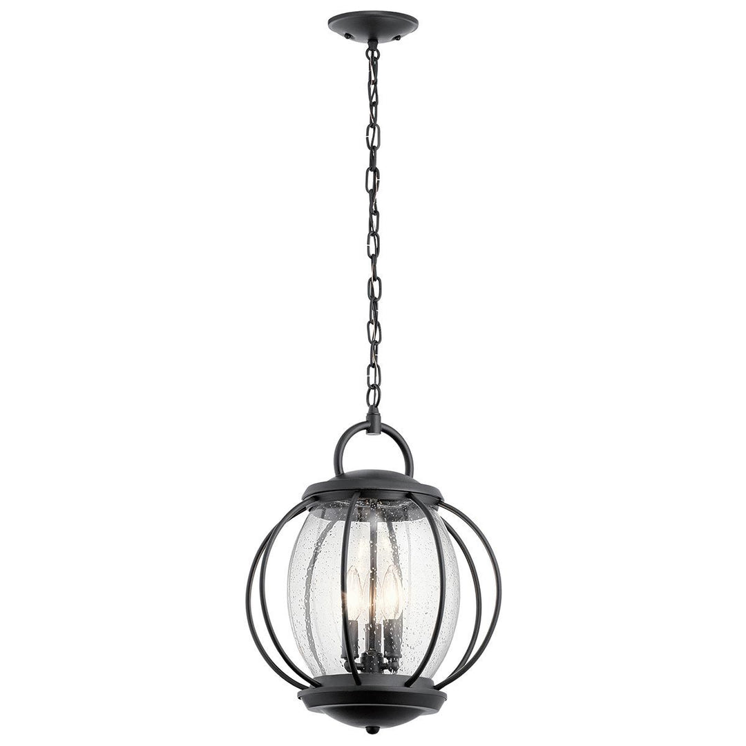 Norlys Vandalia 3 Light Large Chain Lantern KL-VANDALIA8-L Textured Black