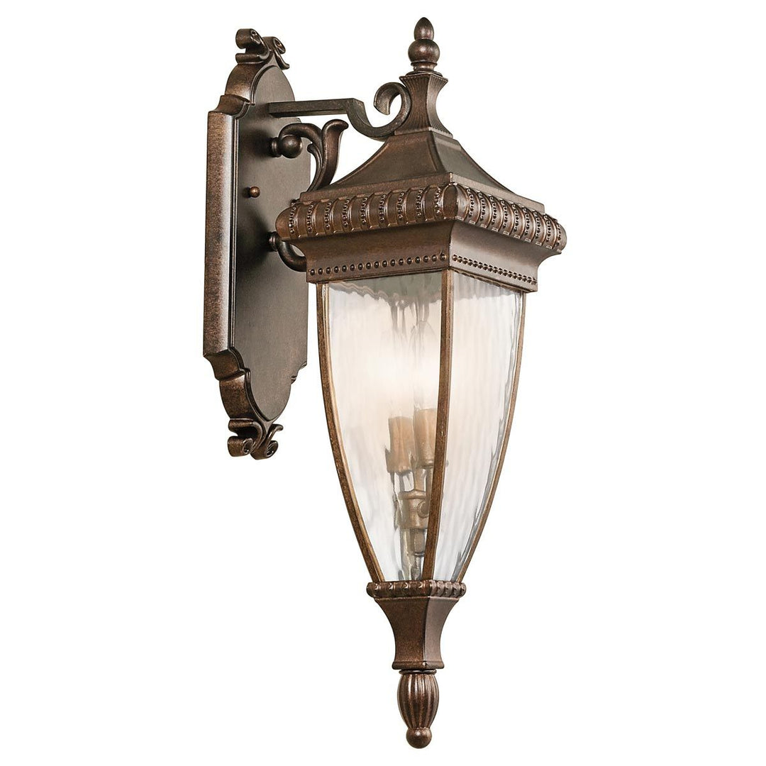 Norlys Venetian Rain 2 Light Medium Wall Lantern KL-VENETIAN2-M Brushed Bronze