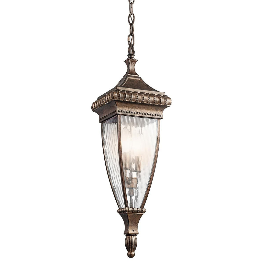 Norlys Venetian Rain 2 Light Chain Lantern KL-VENETIAN8-M Brushed Bronze
