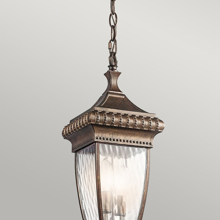 Norlys Venetian Rain 2 Light Chain Lantern KL-VENETIAN8-M Brushed Bronze