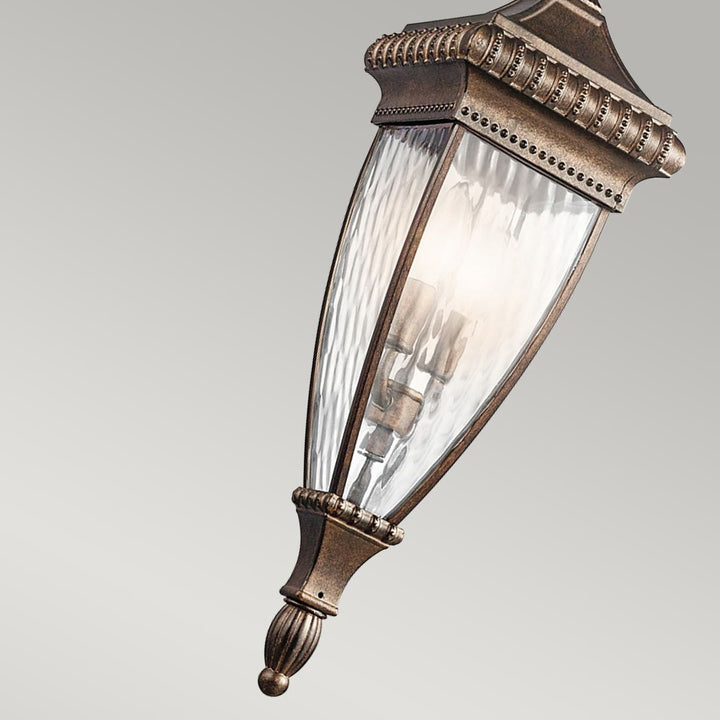 Norlys Venetian Rain 2 Light Chain Lantern KL-VENETIAN8-M Brushed Bronze