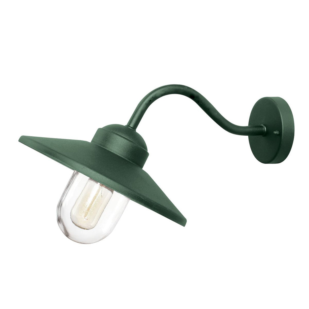 Norlys Klampenborg 1 lt Wall Lantern KLAMPENBORG-FGR Fir Green