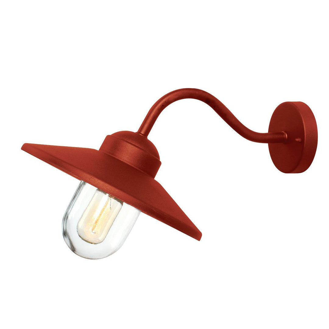 Norlys Klampenborg 1 lt Wall Lantern KLAMPENBORG-OXR Oxide Red