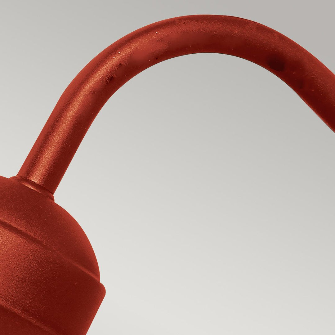 Norlys Klampenborg 1 lt Wall Lantern KLAMPENBORG-OXR Oxide Red