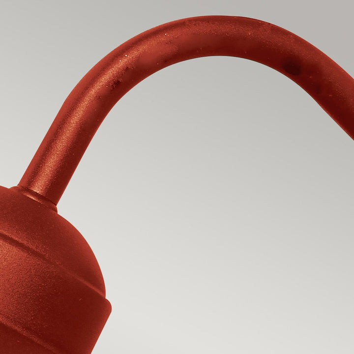 Norlys Klampenborg 1 lt Wall Lantern KLAMPENBORG-OXR Oxide Red