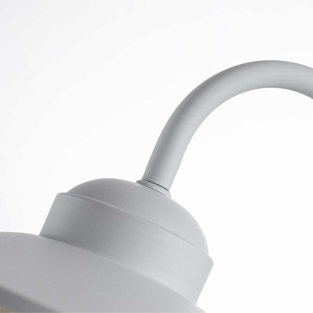 Norlys Klampenborg 1 Light Wall Lantern KLAMPENBORG-WHT White