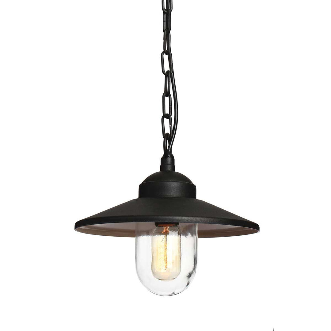 Norlys Klampenborg 1 Light Chain Lantern KLAMPENBORG8-BK Black