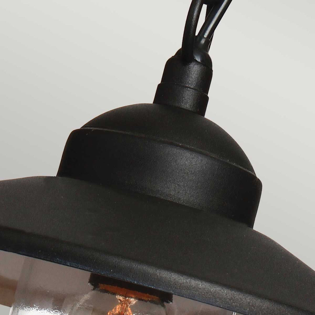 Norlys Klampenborg 1 Light Chain Lantern KLAMPENBORG8-BK Black