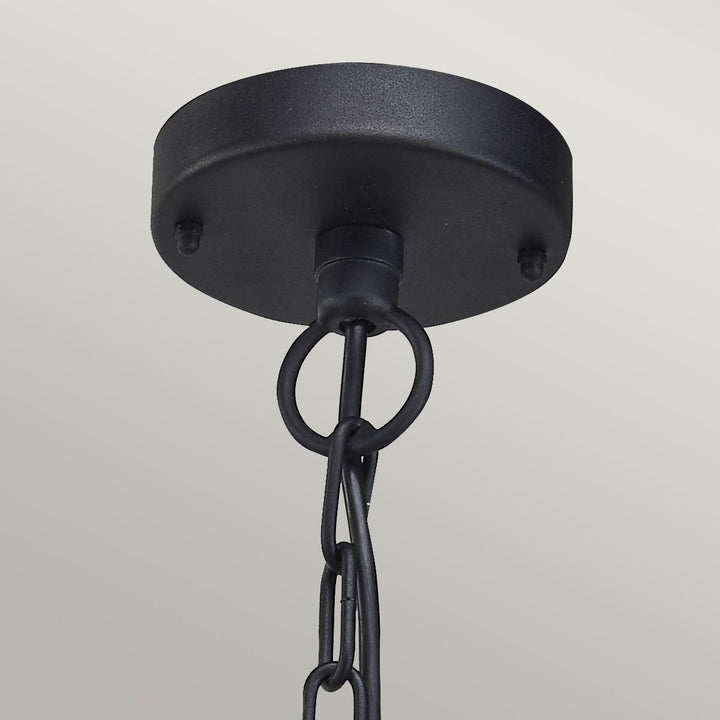 Norlys Klampenborg 1 Light Chain Lantern KLAMPENBORG8-BK Black