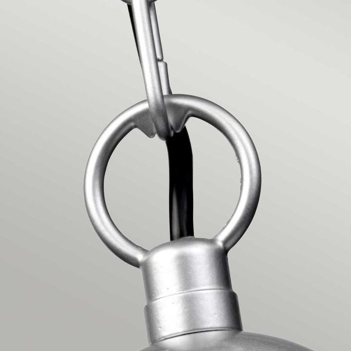 Norlys Klampenborg 1 Light Chain Lantern KLAMPENBORG8 Silver