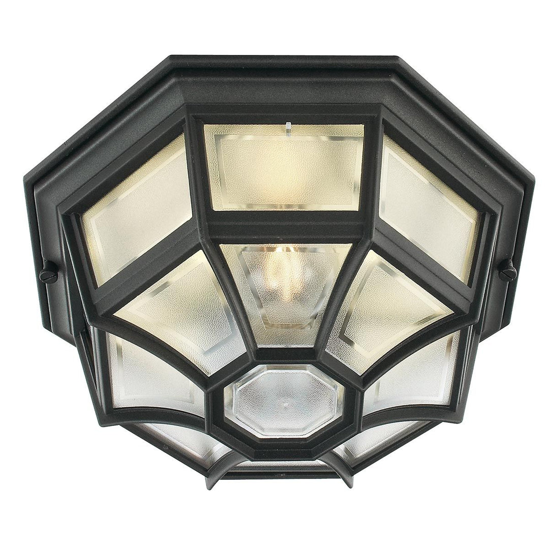Elstead Lighting Latina 1 Light Ceiling Light - Black LA8-BLACK Black