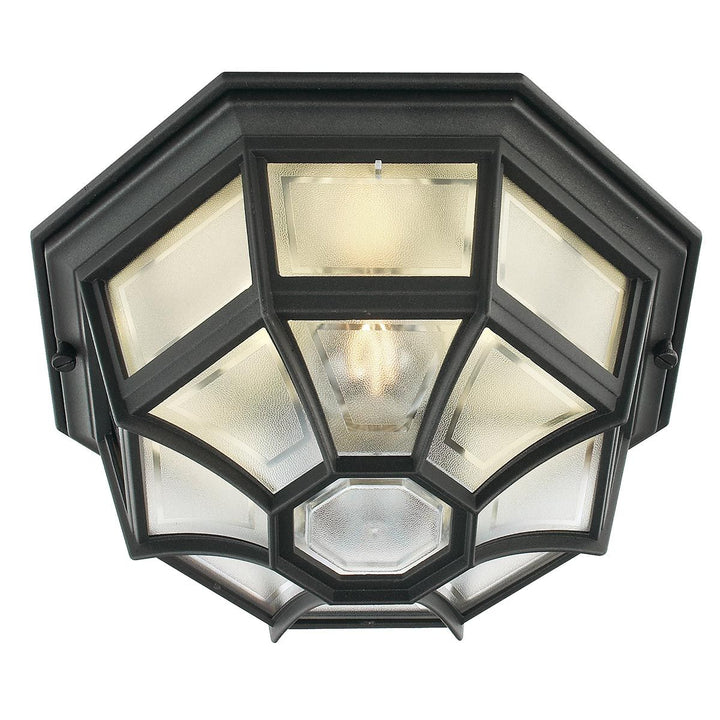 Elstead Lighting Latina 1 Light Ceiling Light - Black LA8-BLACK Black