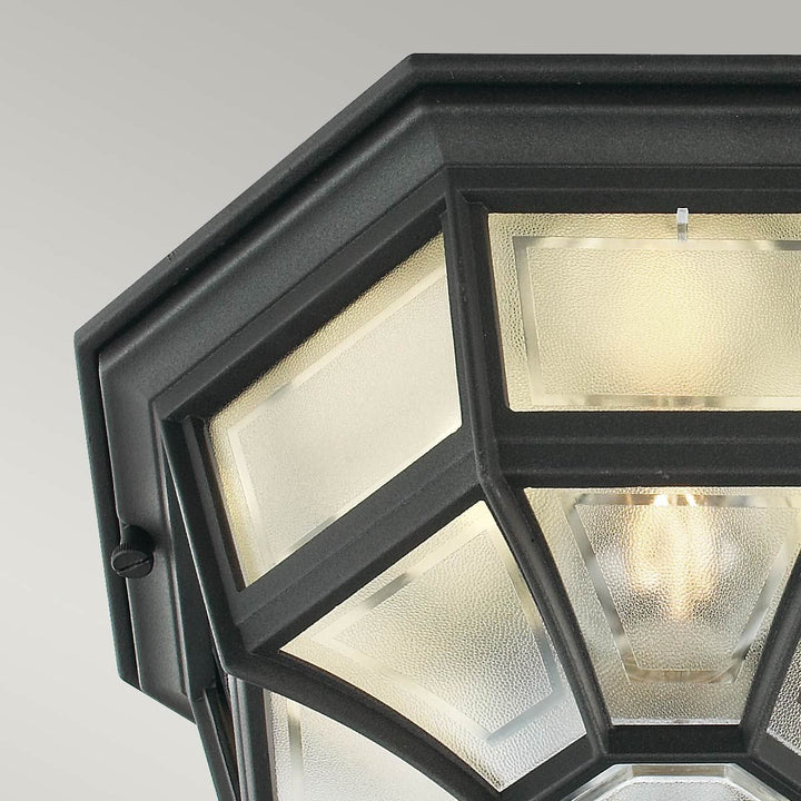 Elstead Lighting Latina 1 Light Ceiling Light - Black LA8-BLACK Black