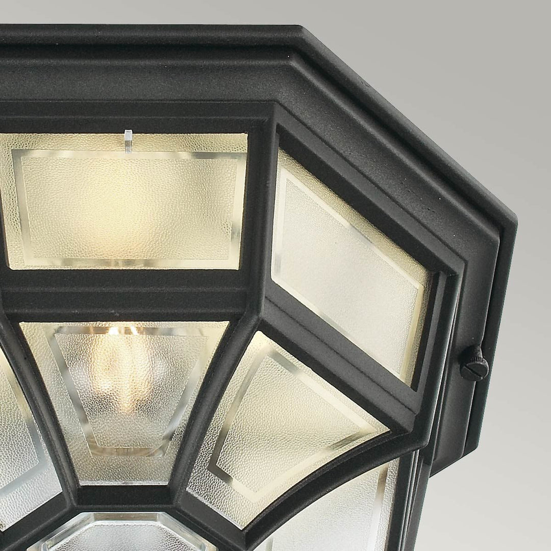 Elstead Lighting Latina 1 Light Ceiling Light - Black LA8-BLACK Black