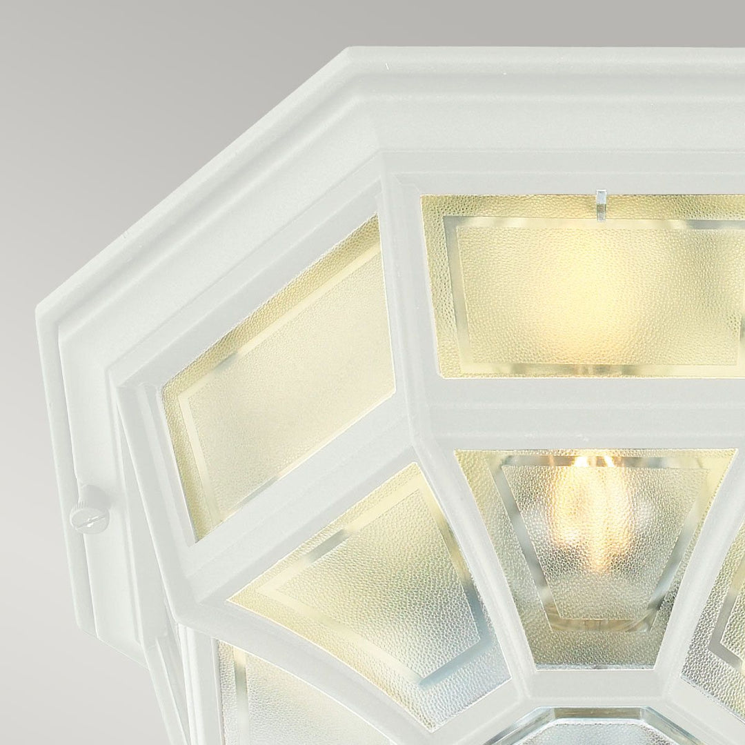 Elstead Lighting Latina 1 Light Ceiling Light White      LA8-WHITE White