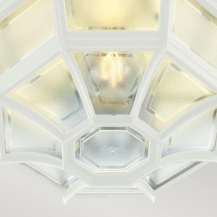 Elstead Lighting Latina 1 Light Ceiling Light White      LA8-WHITE White