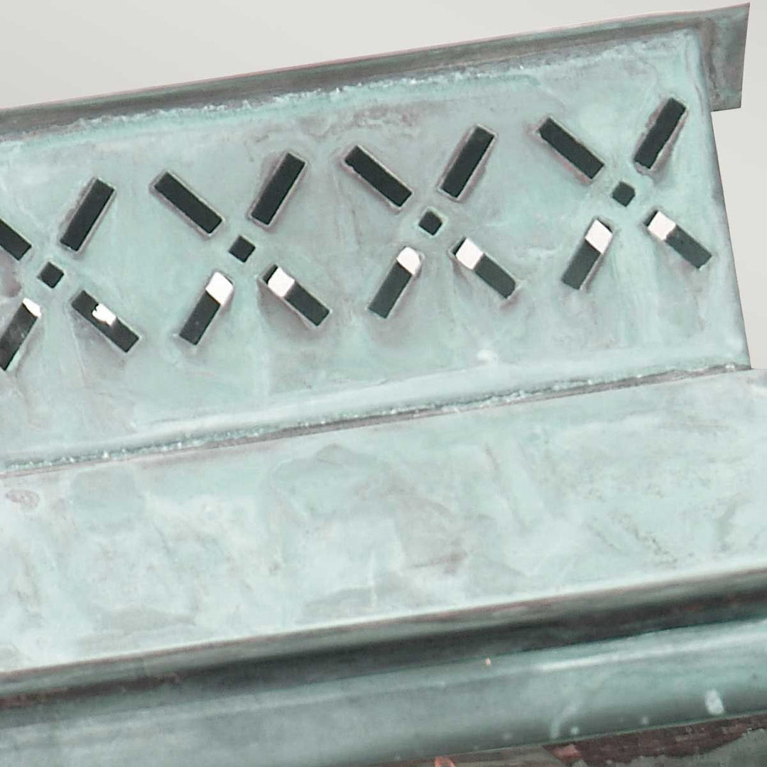 Norlys Lambeth Palace 1 Light Wall Lantern - Verdigris LAMBETH-PALACE-V Verdigris