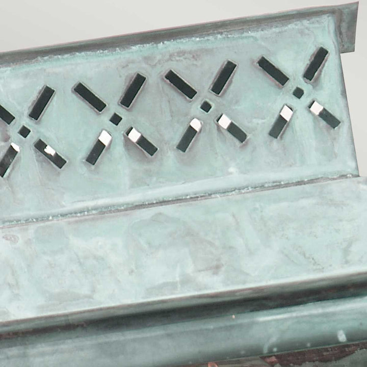 Norlys Lambeth Palace 1 Light Wall Lantern - Verdigris LAMBETH-PALACE-V Verdigris